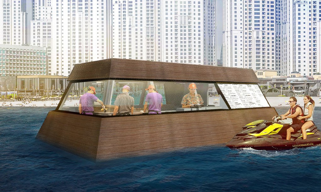 Úszó konyha Dubaiban