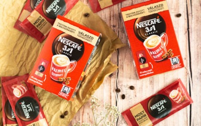 Magyarországon teszteli a NESCAFÉ 3in1 Classic papíralapú csomagolását a Nestlé  